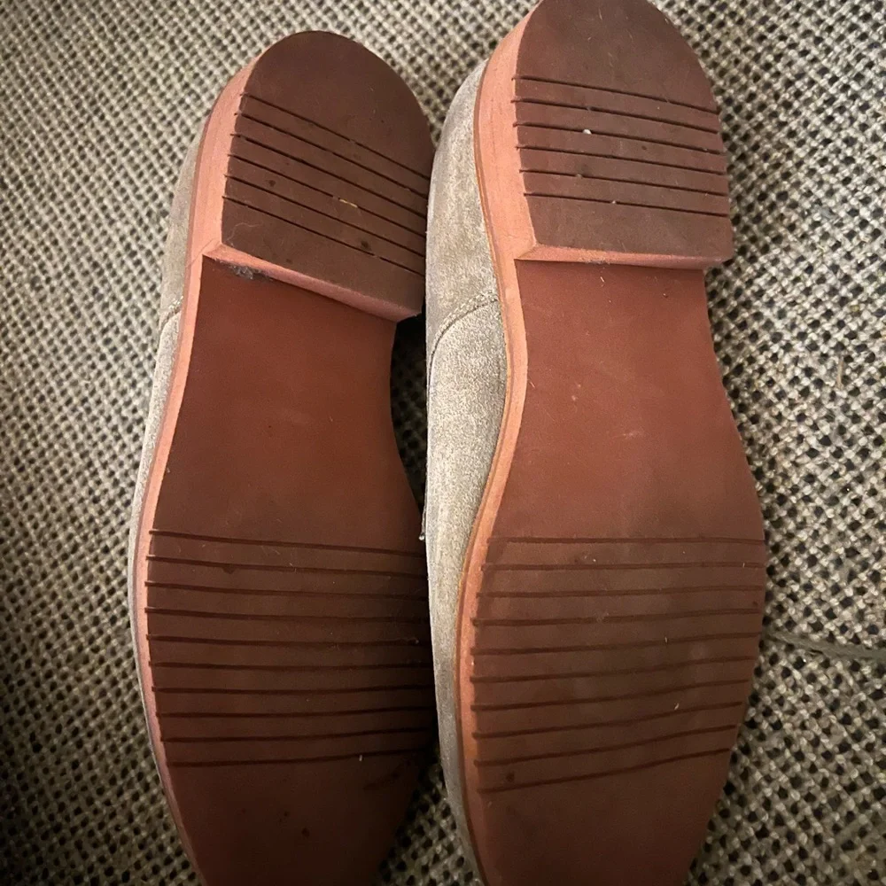J Crew Used Men's Suede Lace-Up Shoes - Picture 3 of 4